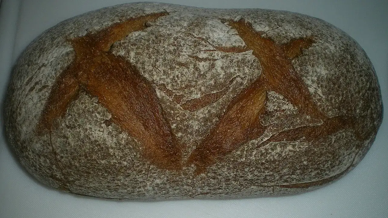 Scored rustic loaf